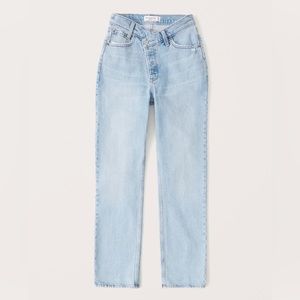 Abercrombie Curve Love High Rise Dad Jean